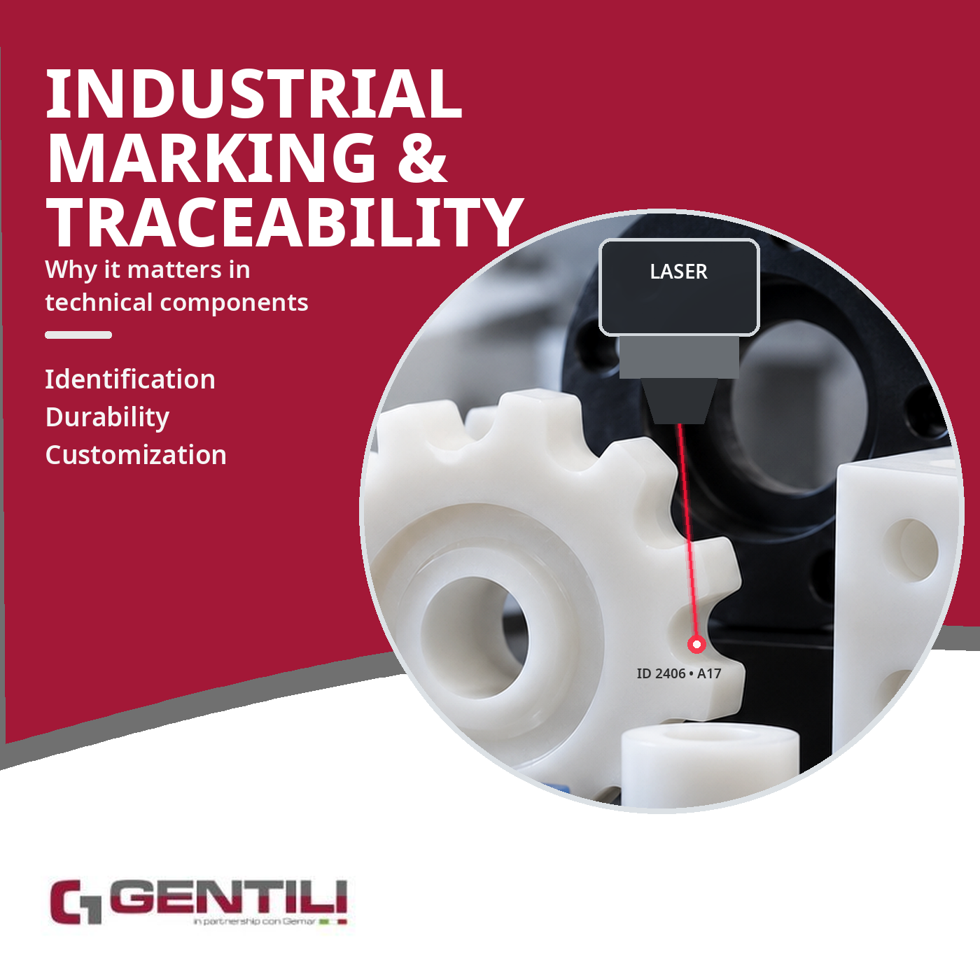 Industrial marking and traceability: why they matter in technical components